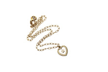 Load image into Gallery viewer, Gold Shell Heart Necklace
