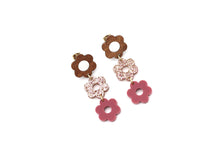 Load image into Gallery viewer, Triple Flower Earrings
