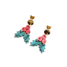 Load image into Gallery viewer, Acrylic Holly Earrings
