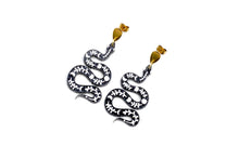 Load image into Gallery viewer, Celestial Snake Earrings
