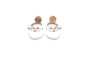Santa Face Earrings