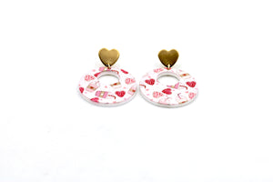 Pink Valentine Treats Earrings