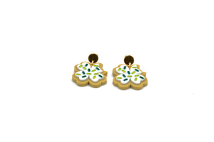 Clover Cookie Earrings