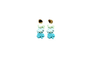 Ombre Clover Earrings