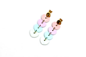 Pastel Heart Earrings