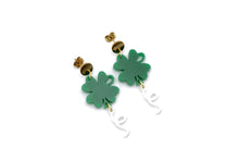 Load image into Gallery viewer, Clover Balloon Earrings
