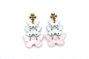 Pastel Butterfly Earrings