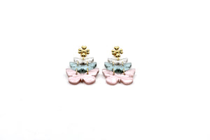 Pastel Butterfly Earrings