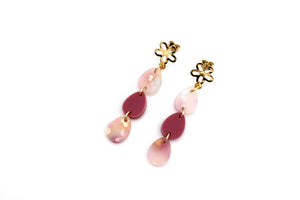 Pink Easter Egg Earrings