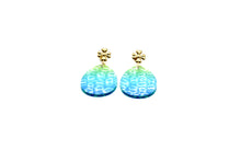 Load image into Gallery viewer, Leopard Print Egg Earrings
