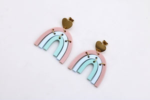 Pastel Rainbow Earrings