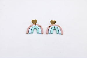 Pastel Rainbow Earrings