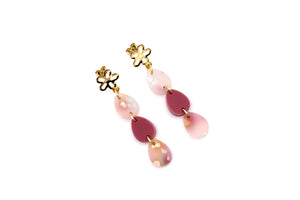 Pink Easter Egg Earrings